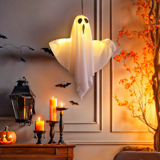Halloween hängande spökljus