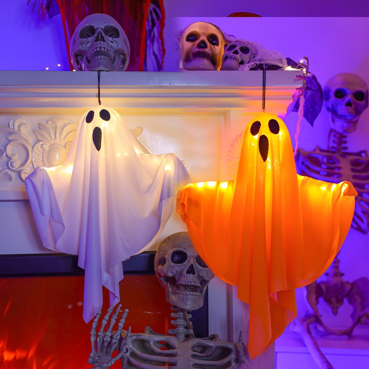 Halloween Hanging Ghost Lights
