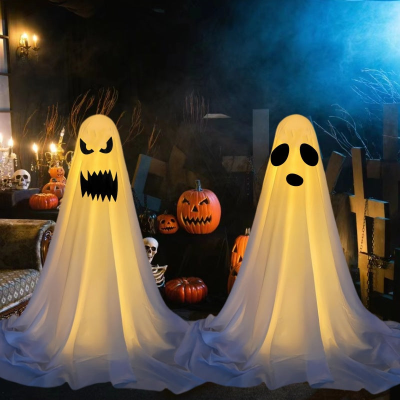 Halloween Glowing Ghost Decorations – LED Spooky Spirits