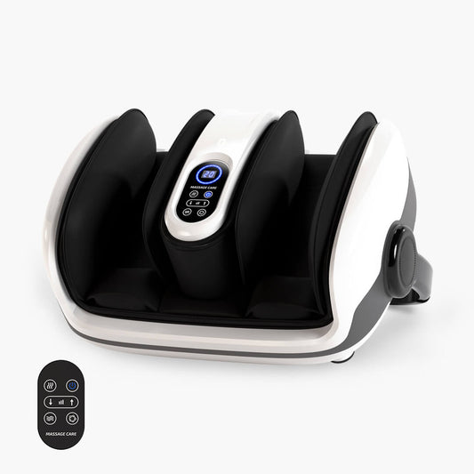 MassageCare Fotmassager shiatsu med värme och luftkompression