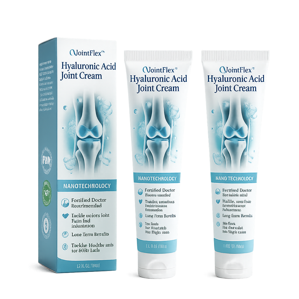 JointFlex™ hyaluronsyra-kräm – minskar friktion och ger synlig lindring på bara 3–5 dagar