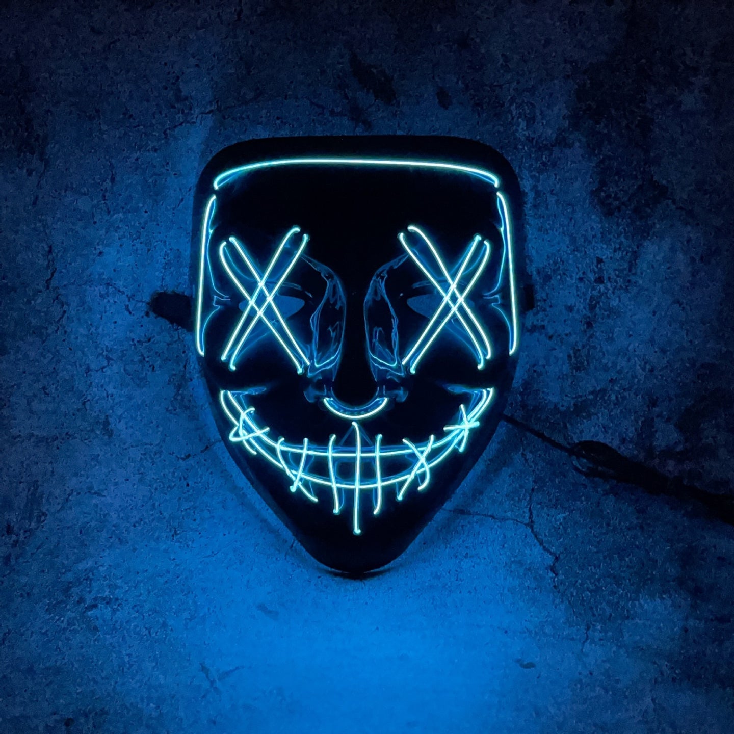 LED Purge Mask – Halloween Glowing Scary Mask