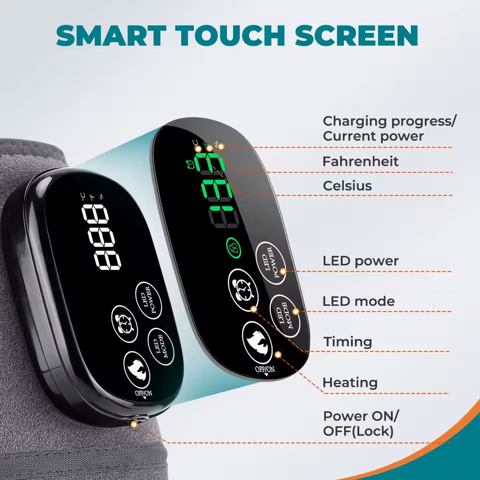 KneeRevive™ Elektrisk knävärmare – Värmeterapi & Vibration för Smärtlindring