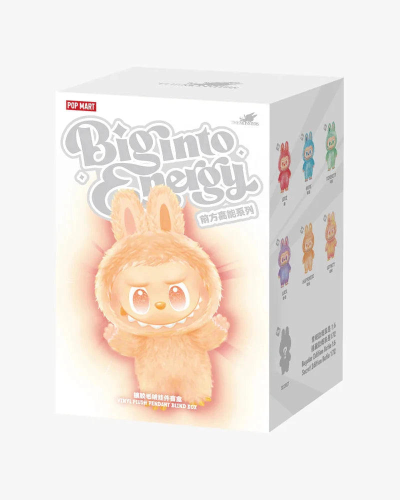 Pop Mart Labubu The Monsters Big into Energy Series Vinyl Plush Pendant Sealed Case (6 Blind Box) Pop Mart
