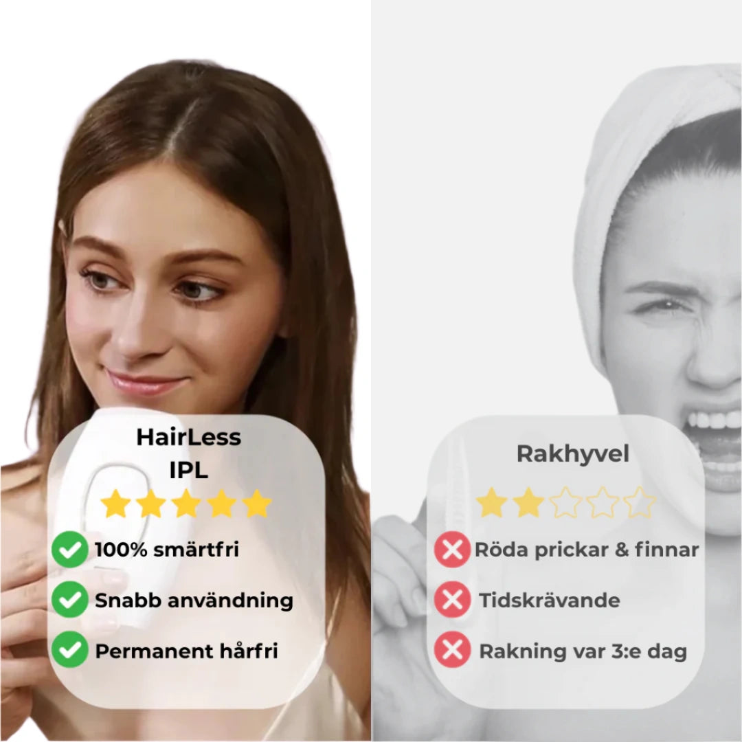 HairLess™ IPL – Permanent hårfjerning