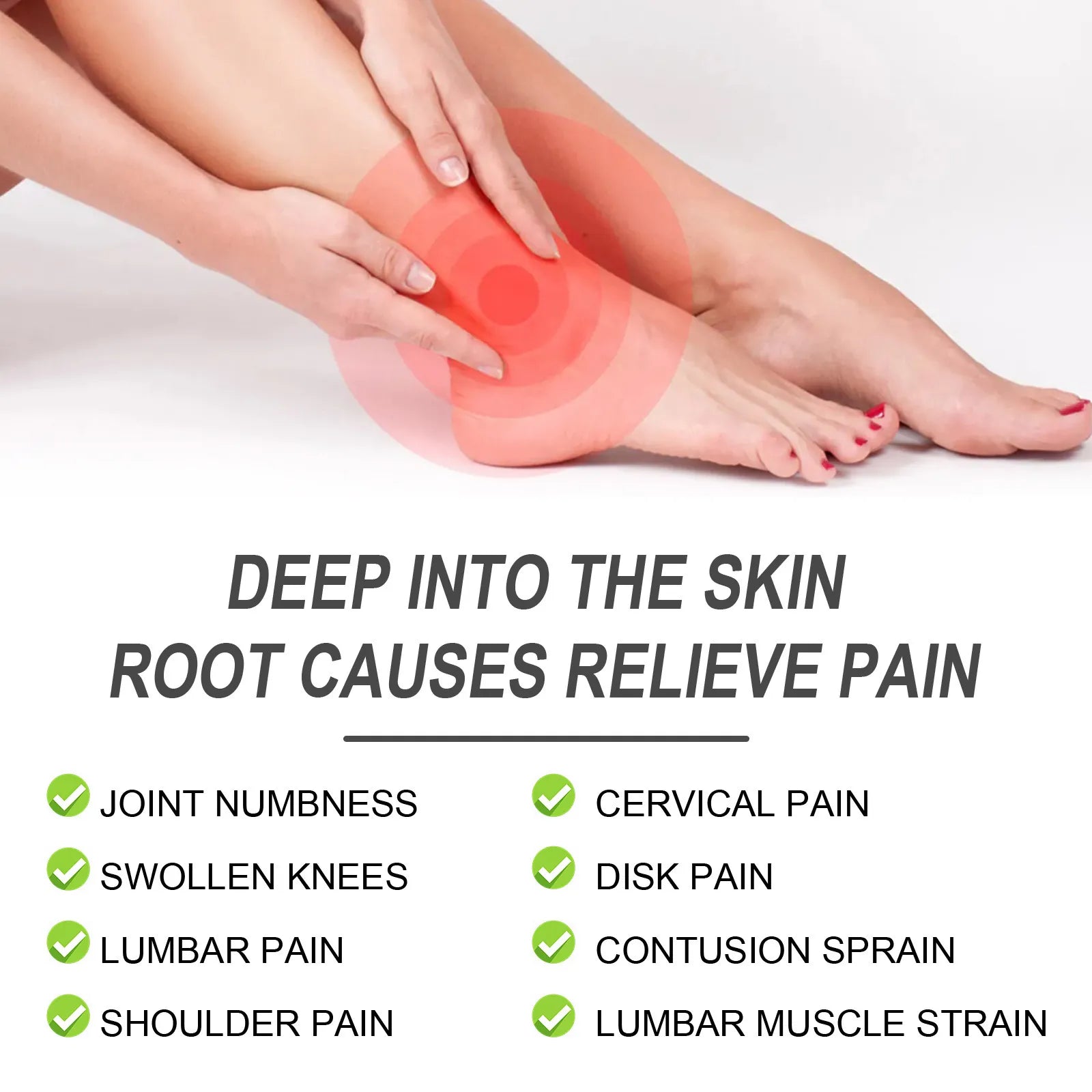 Smertelindrende gel roller for ledd og muskler – enkel og rask påføring