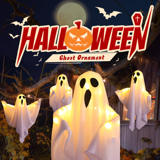 Halloween hengende spøkelseslys