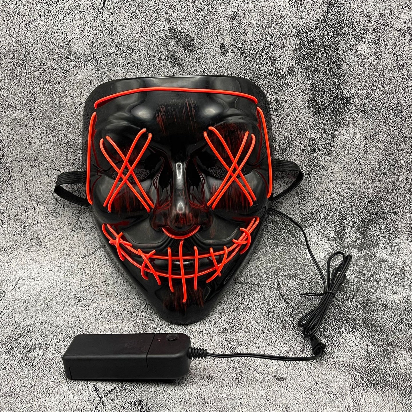 LED Purge Mask – Halloween Glowing Scary Mask