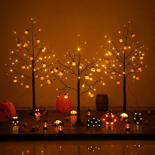 Halloween gresskar-tre