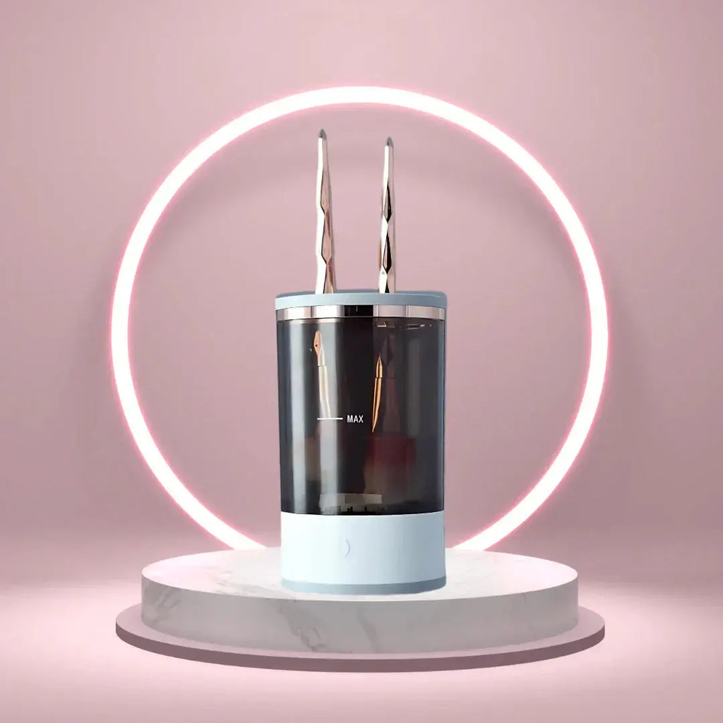 Laddningsbar sminkborstrengörare för makeupartister och skönhetsälskare