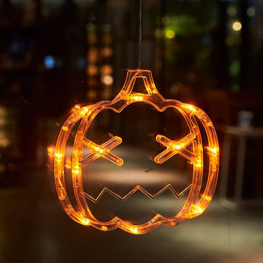 Halloween vinduslys med sugekopp