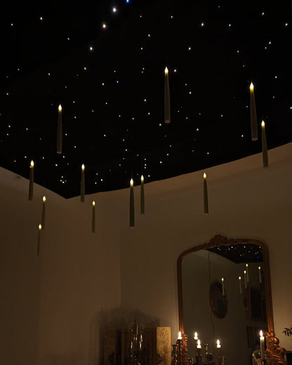 Flameless Candles with Magic Wand Remote