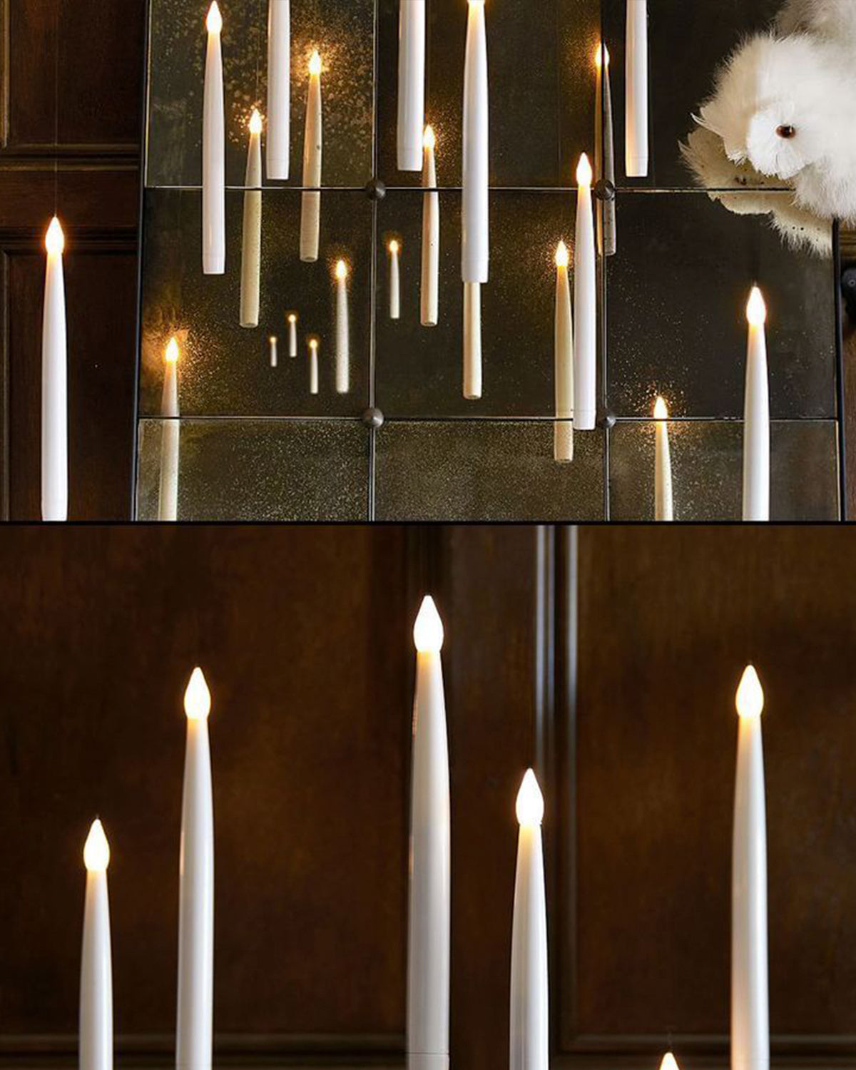 Flameless Candles with Magic Wand Remote