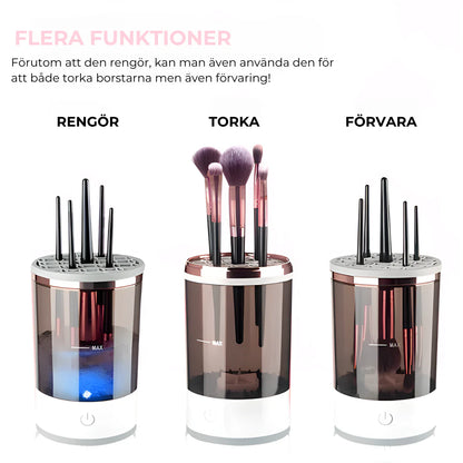BrushPro™ - Elektrisk sminkborstrengörare laddningsbar