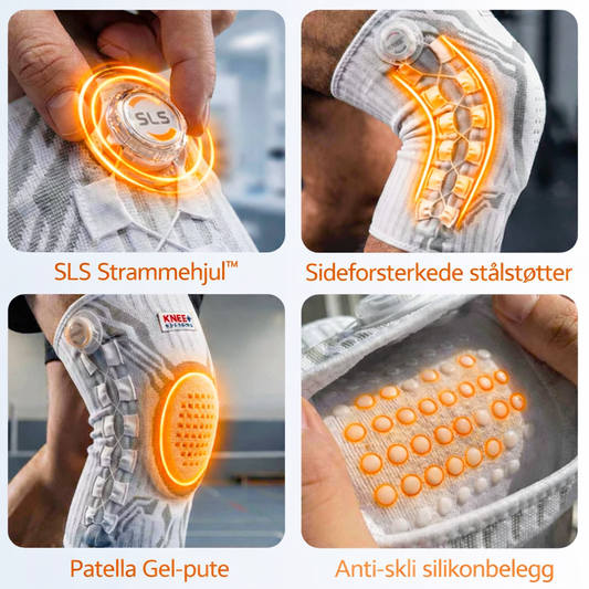 Holdex™ knästöd – Justerbart knästöd för stabilitet och smärtlindring KVALIO