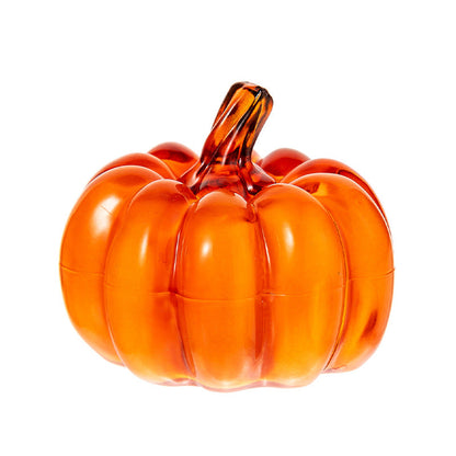 Halloween Glass Pumpkin Decoration