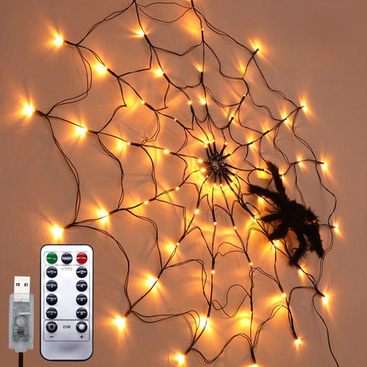 Halloween Spider Web Lights