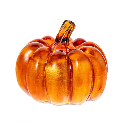 Halloween Glass Pumpkin Decoration