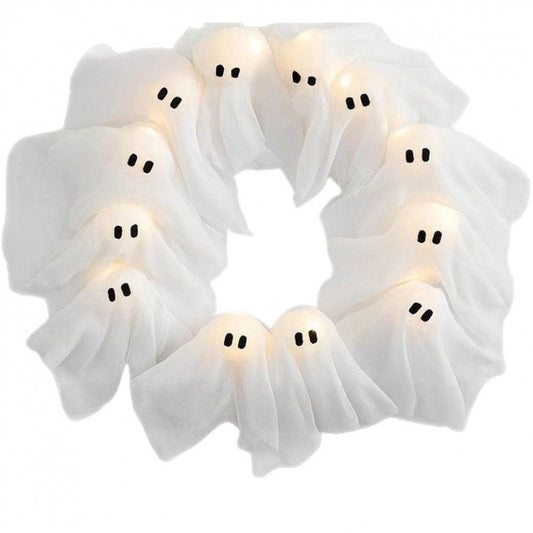 Halloween spøkelses-kranslys