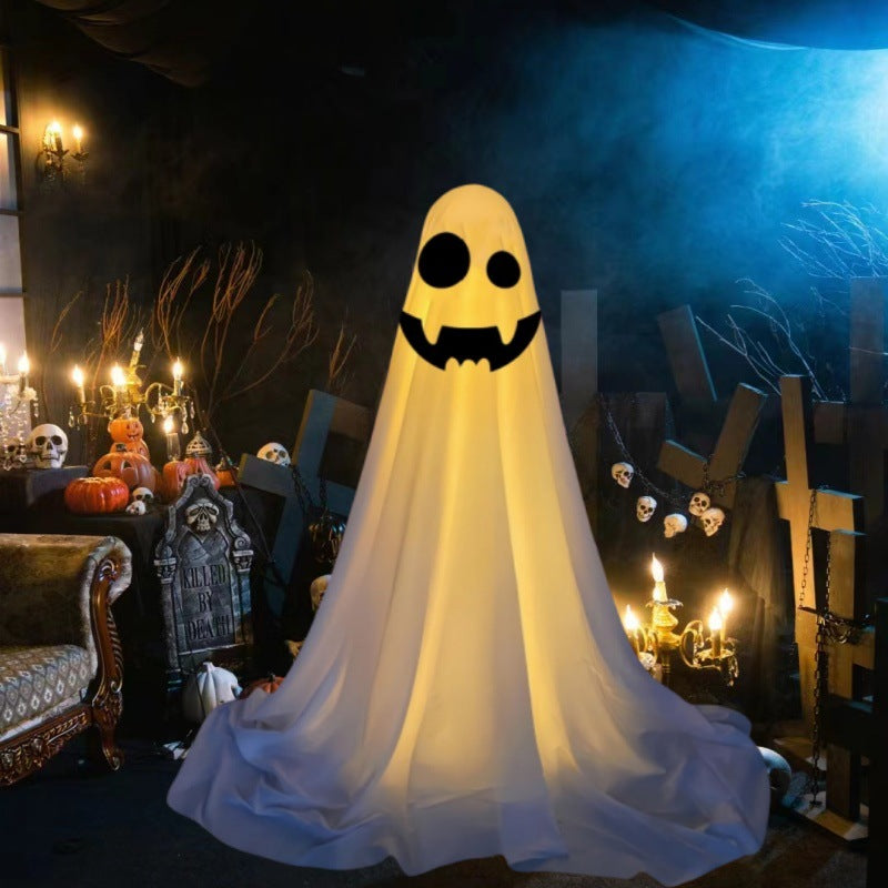 Halloween Glowing Ghost Decorations – LED Spooky Spirits