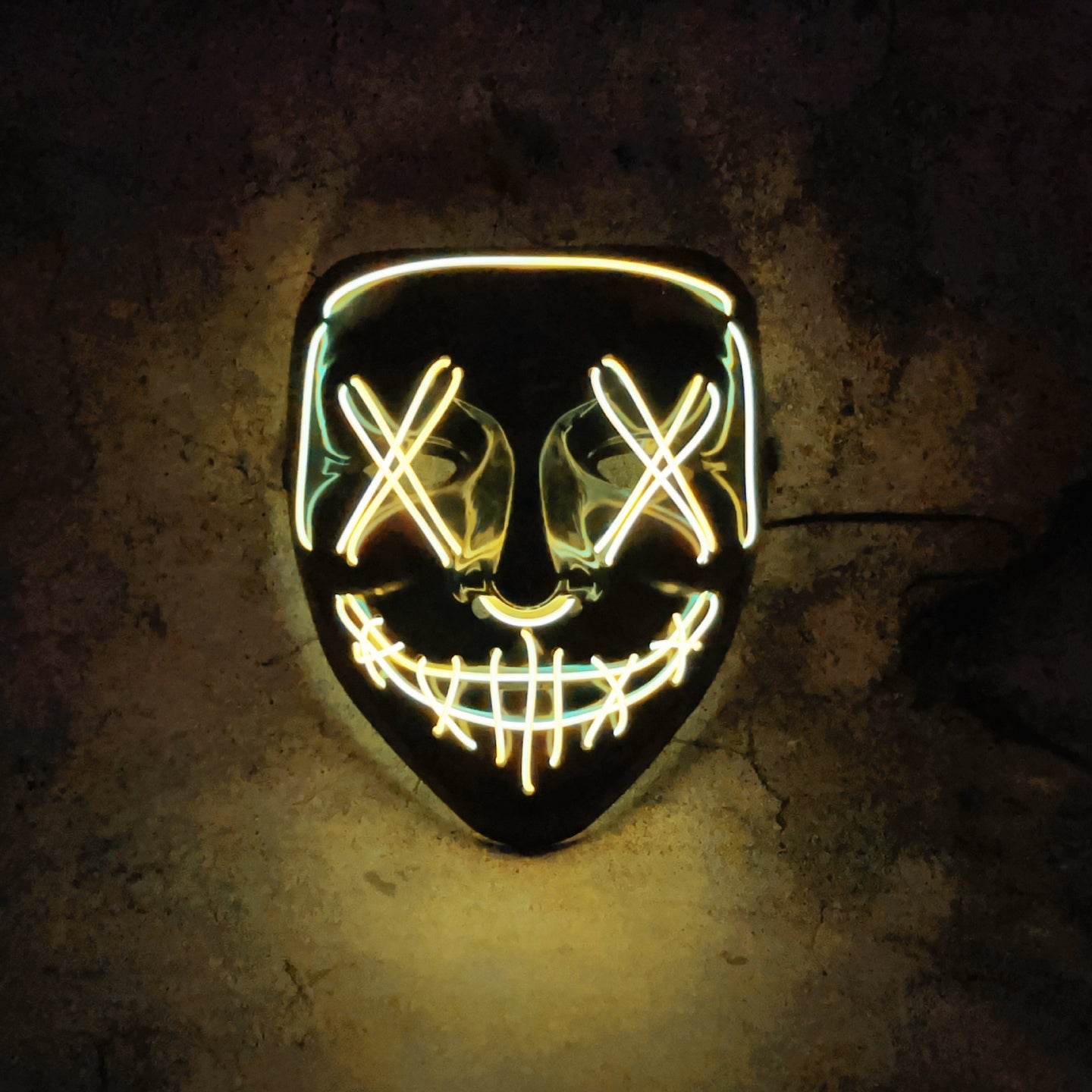 LED Purge Mask – Halloween Glowing Scary Mask