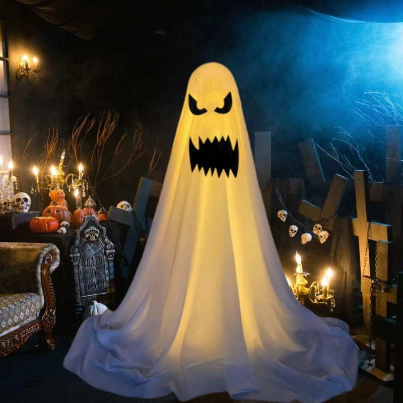 Halloween Glowing Ghost Decorations – LED Spooky Spirits