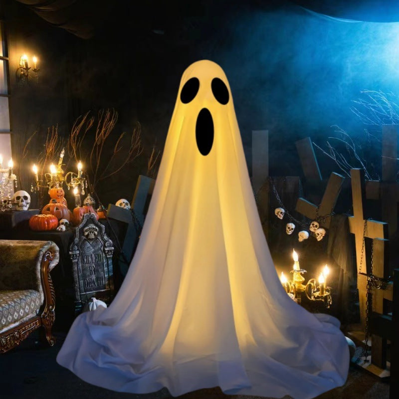 Halloween Glowing Ghost Decorations – LED Spooky Spirits