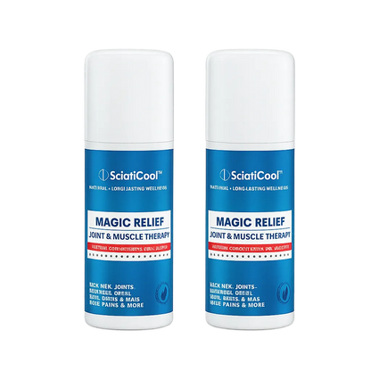 Smärtfri rörelse med SciatiCool™ Magic Relief – naturlig punktbehandling för muskler och leder utan kladd
