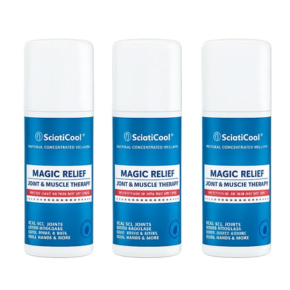 Effektiv muskel- och ledvård – SciatiCool™ roller med växtextrakt för rygg, ben, armar och höfter