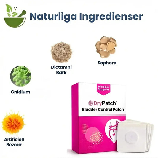 DryPatch™ Inkontinensplåster – Diskret & Skyddande mot urinläckage KVALIO