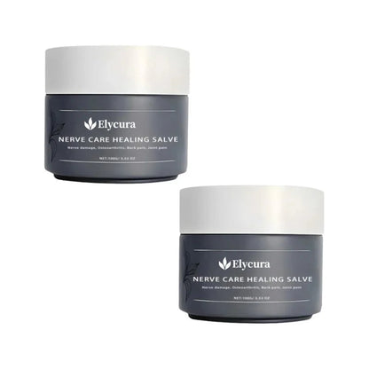 Elycura massagesalva 100 g i 2-pack mot vit bakgrund