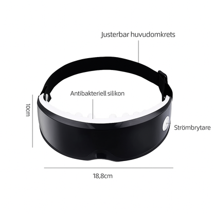 Måttangivelser för EyeMassager ögonmassage