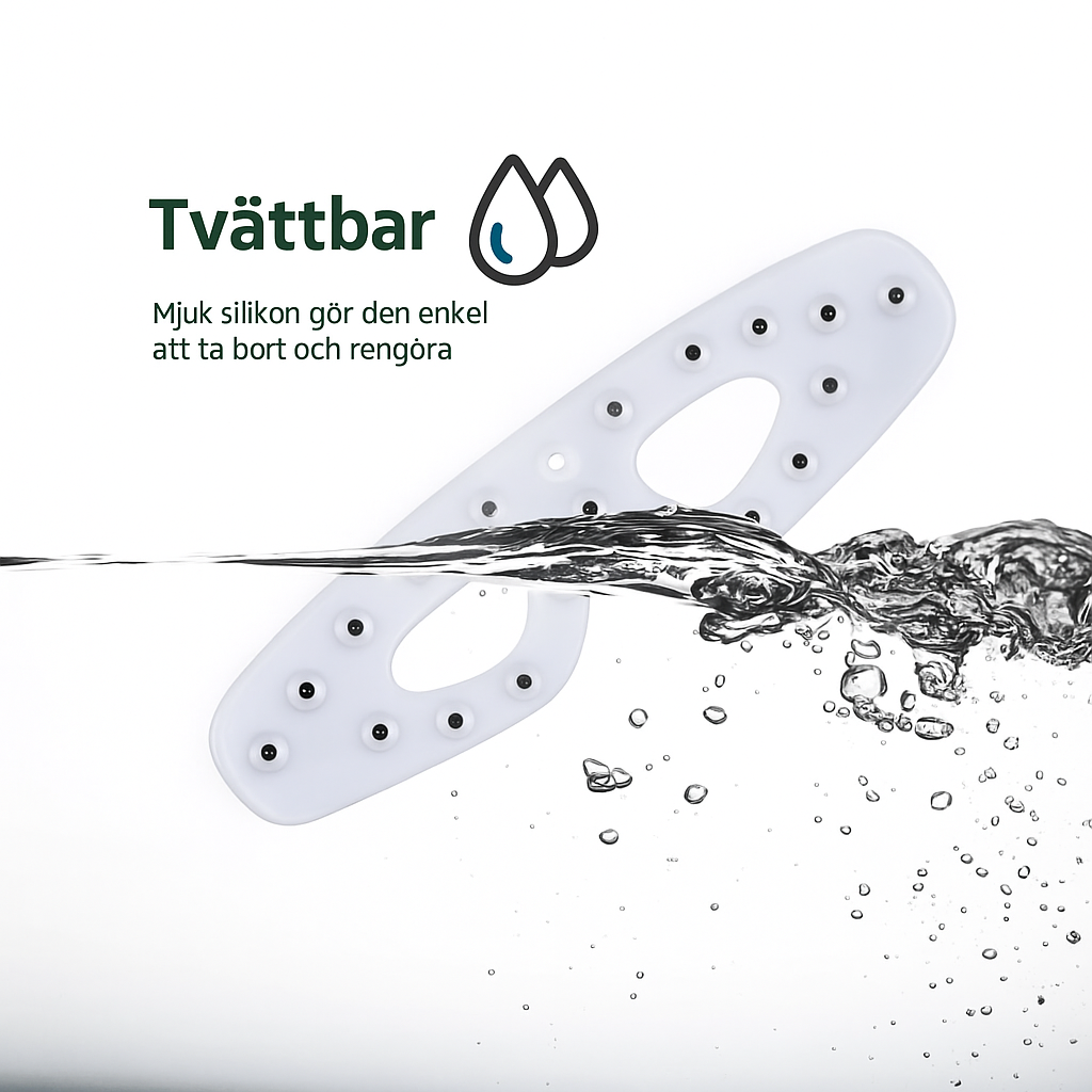 Ögonmassagens tvättbara silikondel