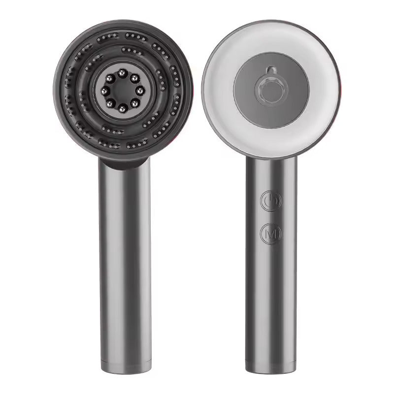 HairPro massagekam i rött och silver