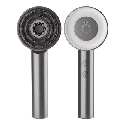 HairPro massagekam i rött och silver