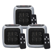 HyggeHeat värmefläkt i 3-pack med fjärrkontroller