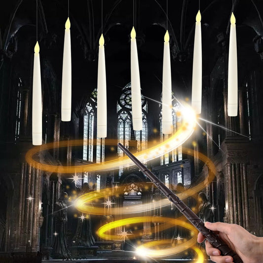 Flammefrie lys med tryllestav-fjernkontroll