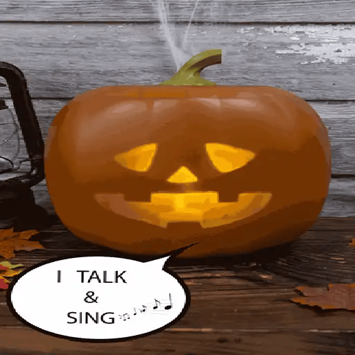 Animated Talking & Singing Pumpkin