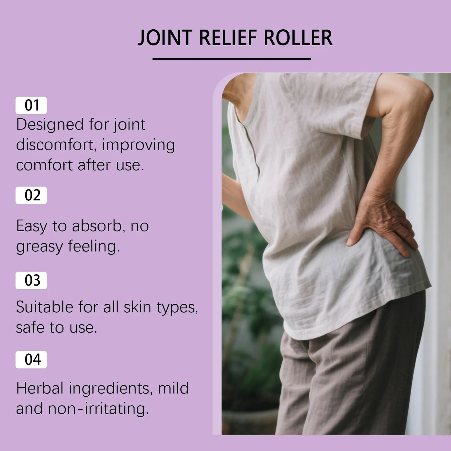 JointRelief roller använd på nacke och rygg