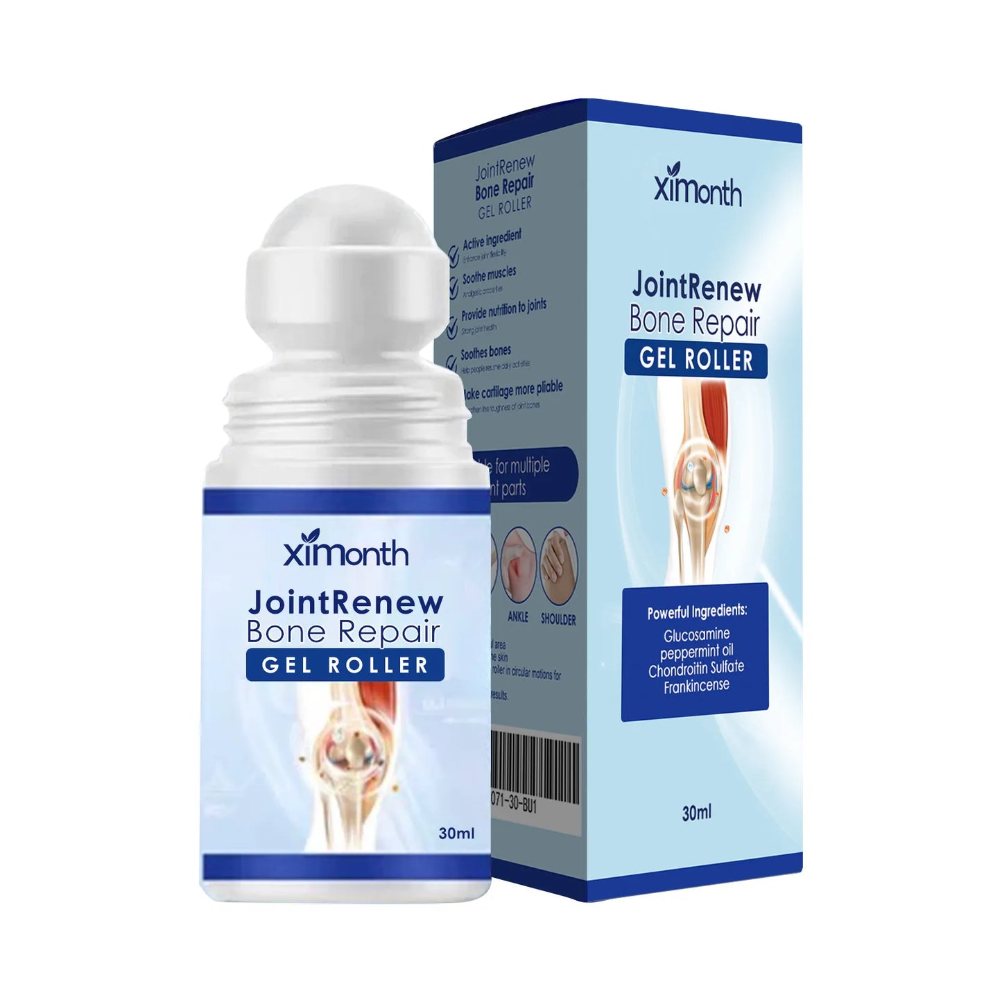 JointRenew Gel Roller 30ml for effektiv lindring av ledd- og muskelsmerter