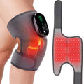 KneeRevive Knästöd med Rödljus 660/850 nm, Värme och Massage