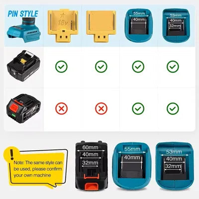 18V Li-ion Batteriserie för Makita 18-21V Elverktyg – 1.5Ah, 3.0Ah & 4.5Ah KVALIO