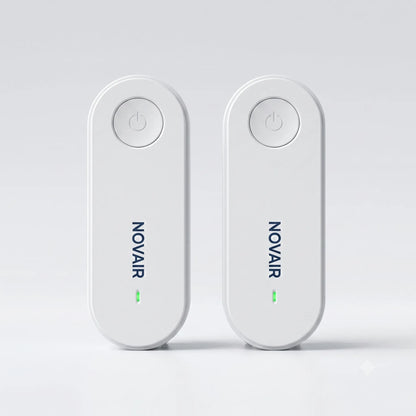 Novair™ Jonisk Luftrenare – Filterfri & Tyst | Mot Damm, Allergener, Rök & Lukt KVALIO