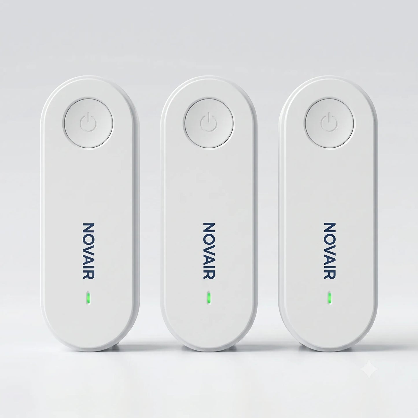 Novair™ Jonisk Luftrenare – Filterfri & Tyst | Mot Damm, Allergener, Rök & Lukt KVALIO