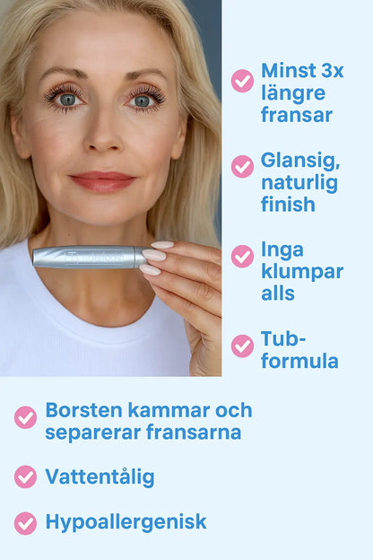 Information om PrimeLash mascara med produktbild