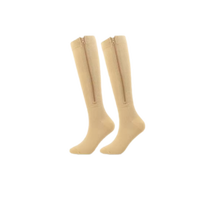 PureStep kompressionsstrumpor i beige, ett par