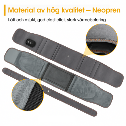 Värmebältet i neopren med förlängningsrem