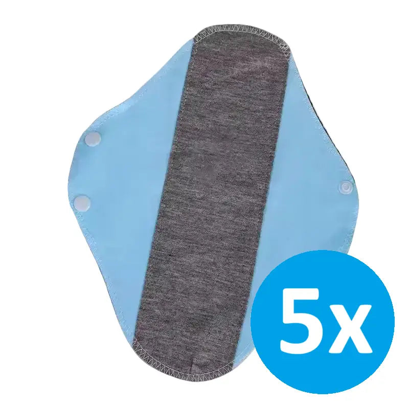 UraBind inkontinensbinda i blått, 5-pack