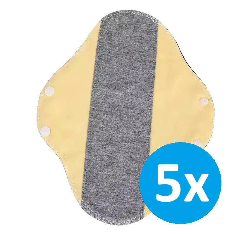 UraBind inkontinensbinda i gult, 5-pack